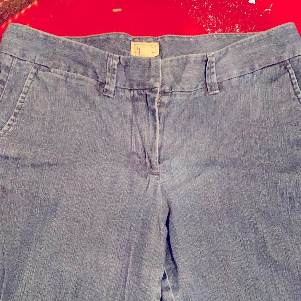 L. L.Bean trouser Jean. Nice wide leg and lightly worn.